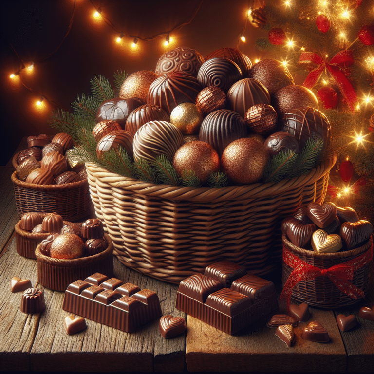 Holiday Baskets with Chocolates