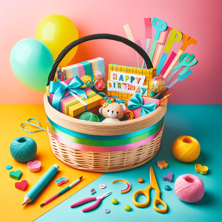The Art of Designing DIY Birthday Baskets for Kids