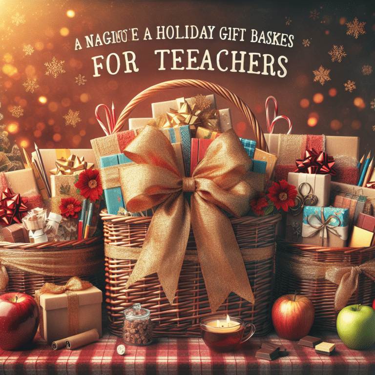 Holiday Gift Baskets for Teachers