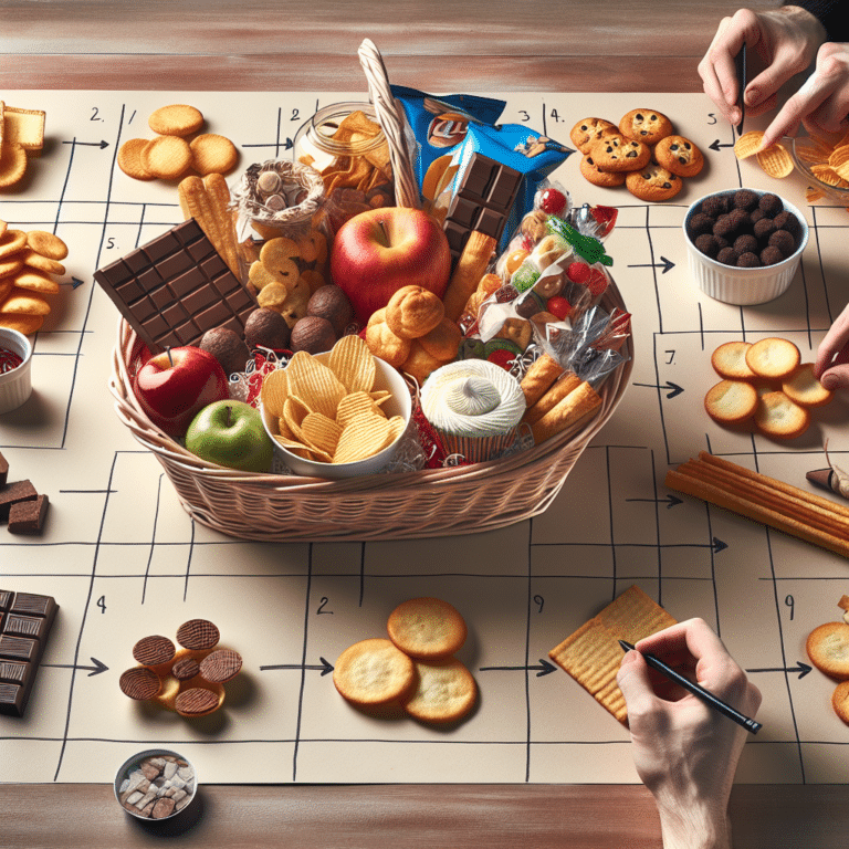 Step-by-Step Guide to Arranging Snacks in Gift Baskets