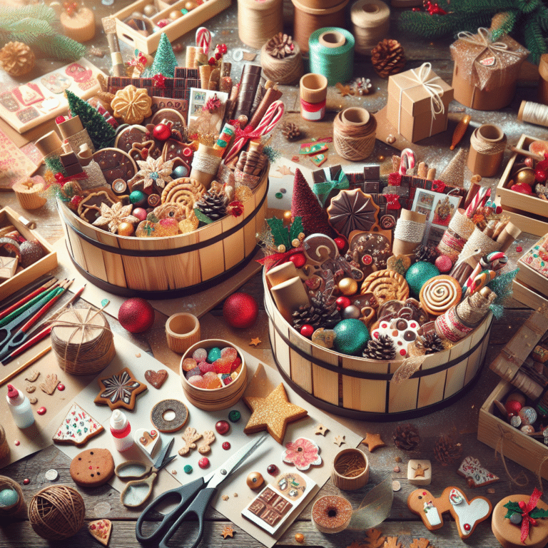 Christmas Treat Baskets DIY