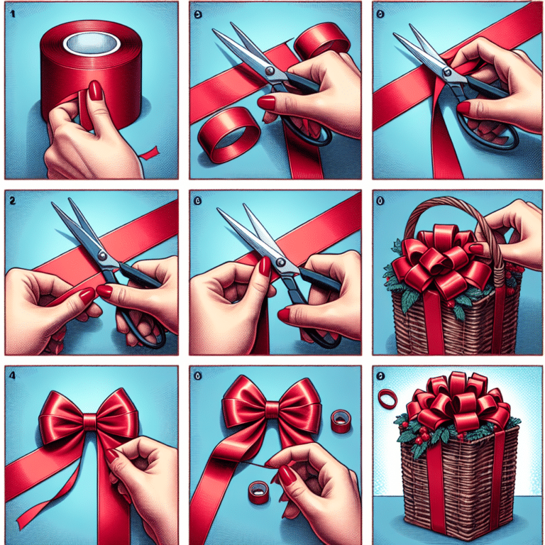 How to Make Ribbons and Bows for Gift Baskets