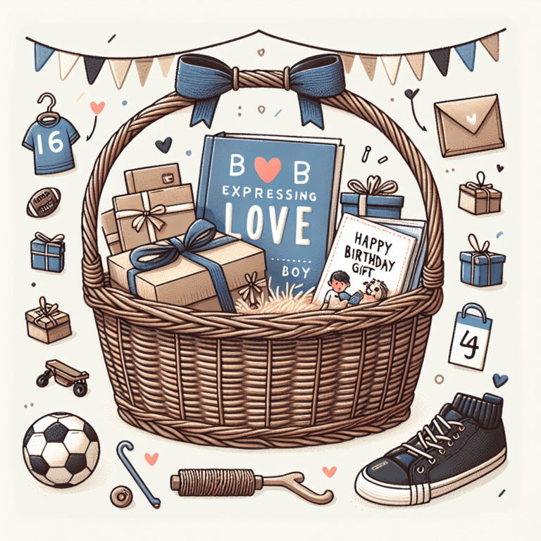 Express Your Love with DIY Birthday Gift Baskets for Boys