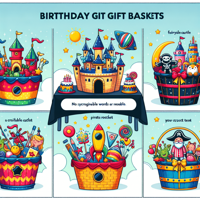Unique Birthday Gift Basket Themes for Kids