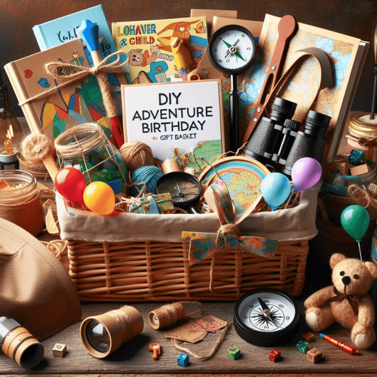 DIY Adventure Birthday Gift Basket for Kids