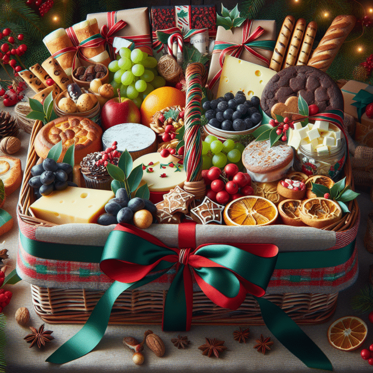 DIY Festive Food Baskets for Christmas