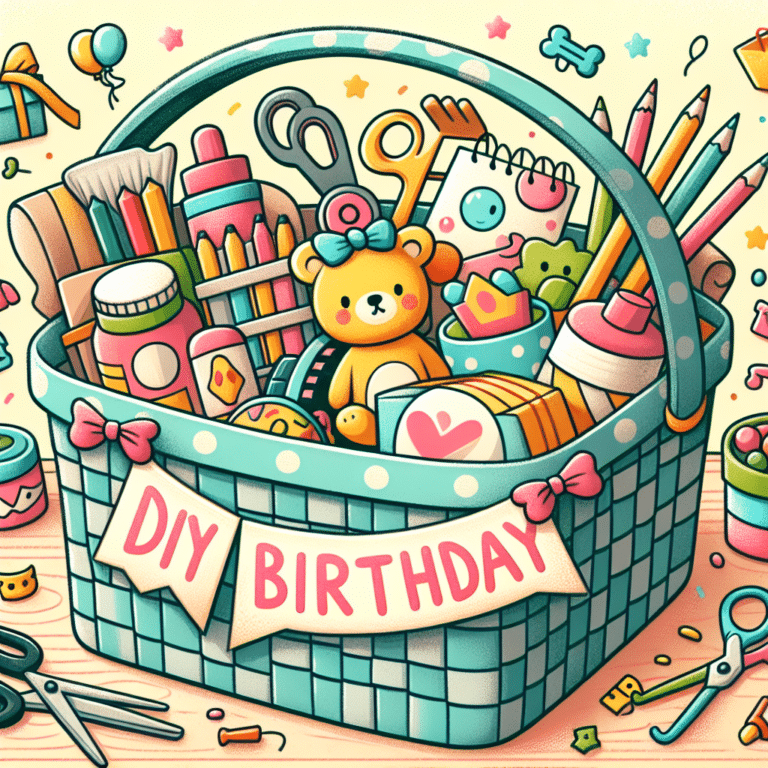 Easy and Affordable DIY Birthday Baskets for Kids